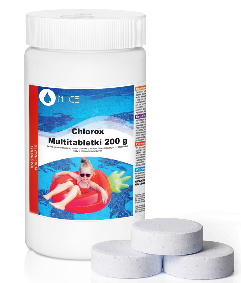 Chlorox Multitabs 200g – Comprimés de chlore pour piscine – 1 kg
