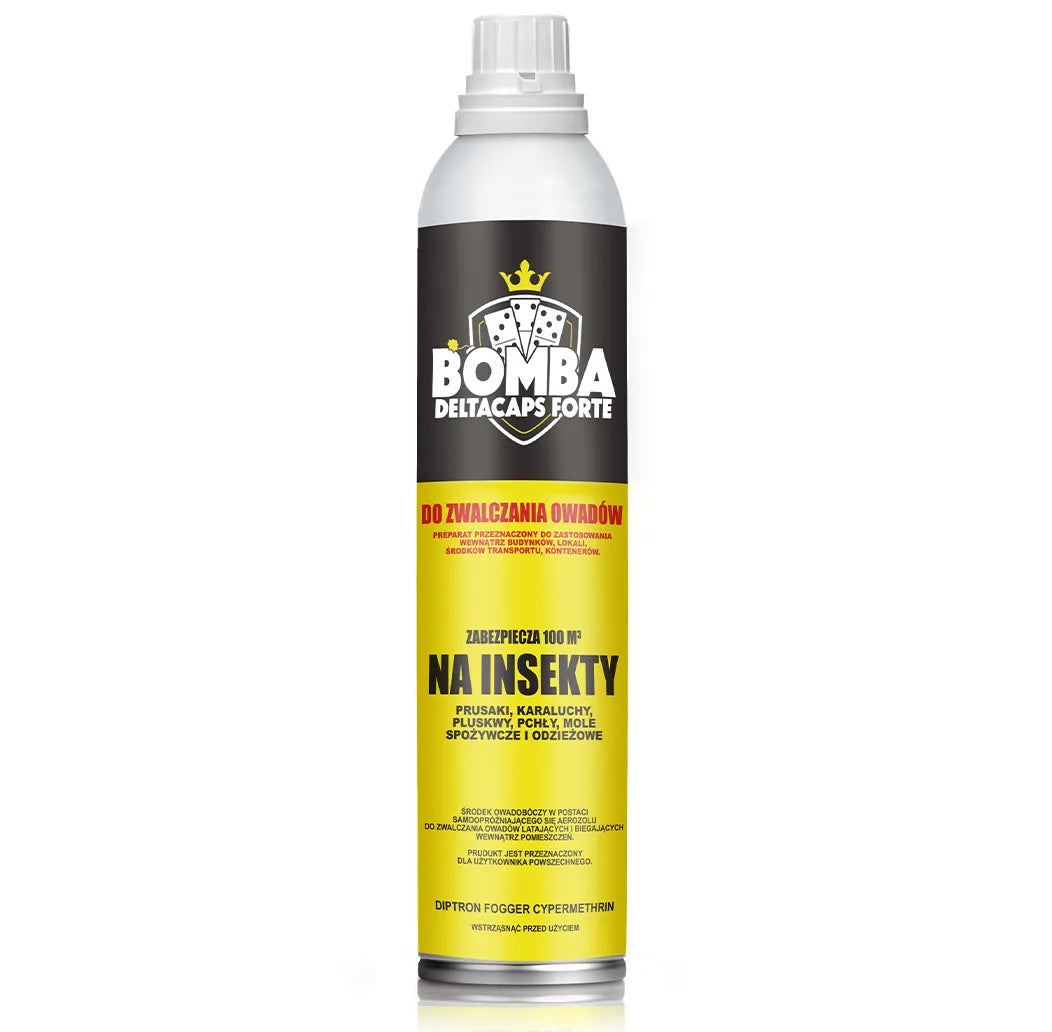 Bombe fumigène contre les cafards et blattes – Deltacaps FORTE protège jusqu'à 100 m³