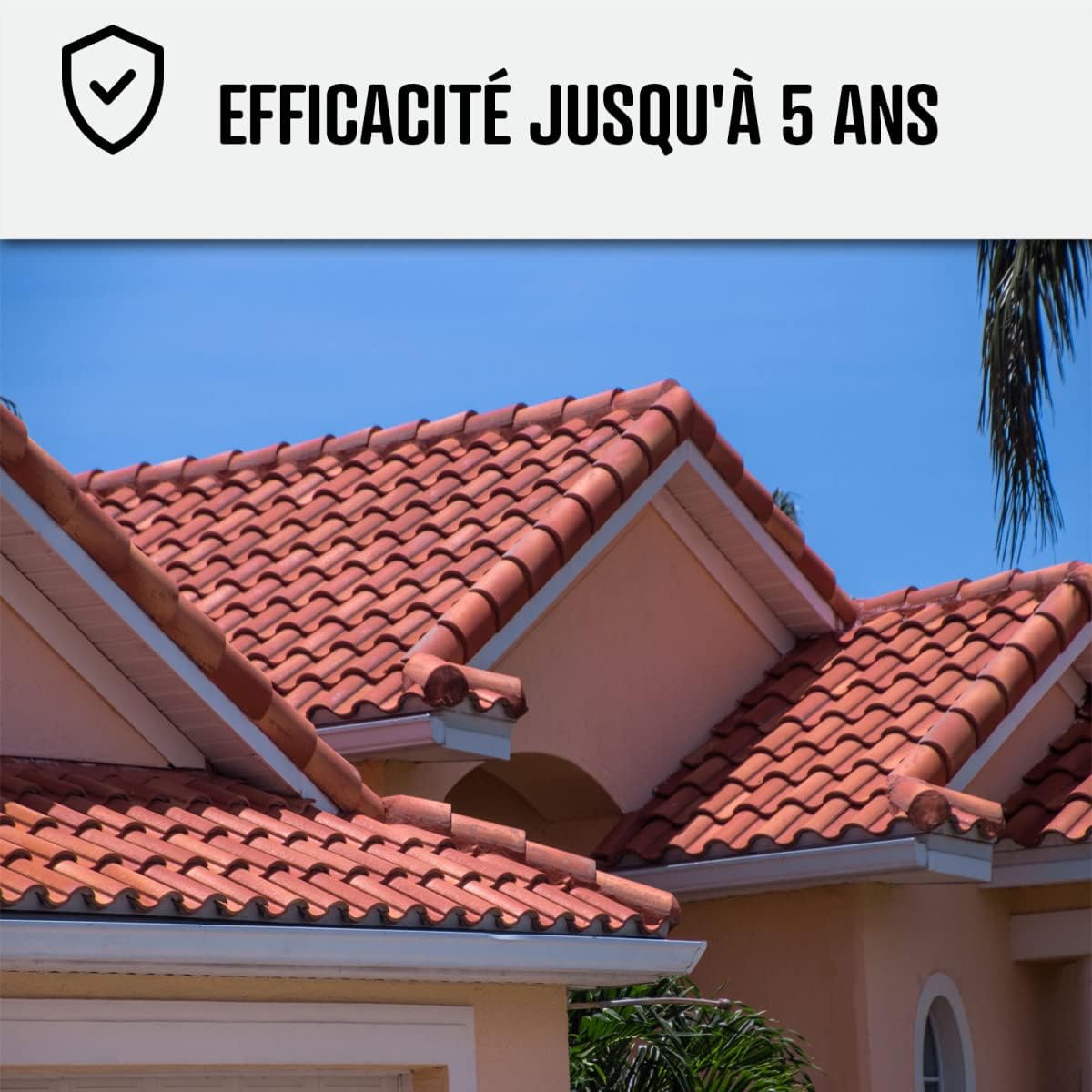Hydrofuge Toiture Incolore, Tuiles, Béton, Pierre 20 L (jusqu'à 100 m²) | Imperméabilise, Traitement Hydrofuge, Protège des Taches, Toitures, Béton, Pierre et Supports Poreux - Arcane Industries