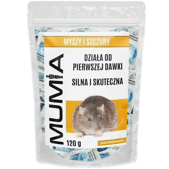 Pâte Mumia (Brodifacoum) – Souricide & Raticide | 120g