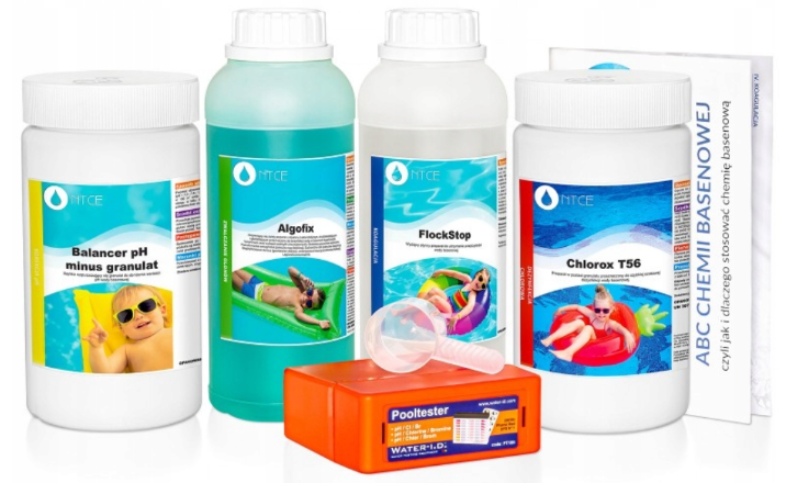 Kit de Produits Chimiques pour Piscine 5-en-1